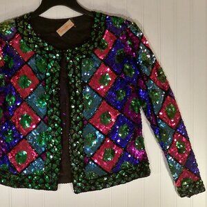 Priceless Collections, Sequin, Long Sleeve *Top